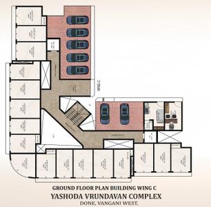 Project Image of 261.0 - 422.0 Sq.ft 1 RK Apartment for buy in Vardhman Yashoda Vrundavan Complex C Wing