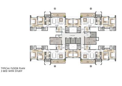 Project Image of 1113.0 - 2498.0 Sq.ft 3 BHK Apartment for buy in Lodha Opulis