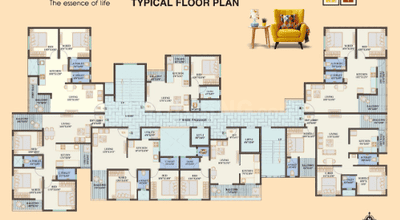 Project Image of 410.97 - 618.92 Sq.ft 1 BHK Apartment for buy in Raahi Kasturi Phase 2