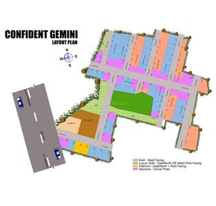 Project Image of 1500.0 - 3000.0 Sq.ft Residential Plot Plot for buy in Confident Gemini