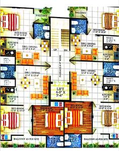 Project Image of 550.0 - 950.0 Sq.ft 1 BHK Apartment for buy in RN JSR Apartment