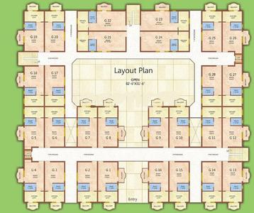 Project Image of 536.0 - 611.0 Sq.ft 1 BHK Apartment for buy in Basera Hare Krishna Dham