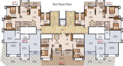 Project Image of 905.0 - 1167.0 Sq.ft 2 BHK Apartment for buy in Roongta Shree Tirumala Plaza