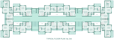 Project Image of 331.0 - 354.0 Sq.ft 1 BHK Apartment for buy in Wonder Gajanan Vatika Residency