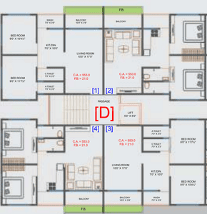 Project Image of 666 Sq.ft 1 BHK Apartment / Flat for sale in Amroli for Rs. 790000