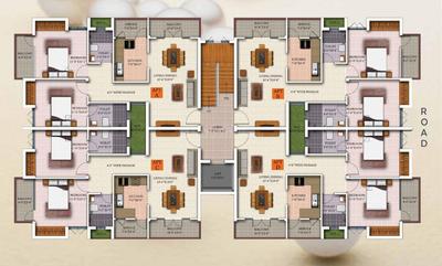 Project Image of 0.0 - 980.0 Sq.ft 2 BHK Apartment for buy in Trisquare Pearl