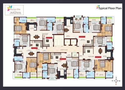 Project Image of 1462.0 - 1732.0 Sq.ft 3 BHK Apartment for buy in Mayfair Elite