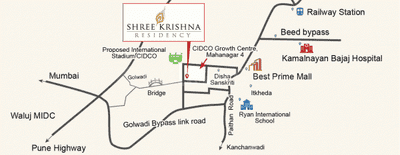Karwa Shree Krishna Residency Images for locationPlan 1