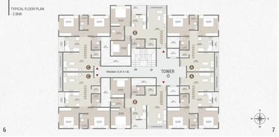 Project Image of 596.75 - 627.75 Sq.ft 2 BHK Apartment for buy in Alpine Heights Tower D