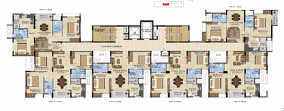 Project Image of 992.0 - 2457.0 Sq.ft 2 BHK Apartment for buy in Radiance Suprema