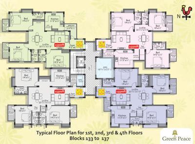 Project Image of 0.0 - 1550.0 Sq.ft 3 BHK Apartment for buy in GP Ajanta