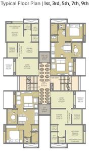 Project Image of 383.0 - 384.0 Sq.ft 1 BHK Apartment for buy in Ujwal Atul Avenue A