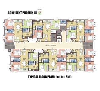 Project Image of 935.0 - 1090.0 Sq.ft 2 BHK Apartment for buy in Confident Phoenix III