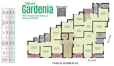 Project Image of 900.0 - 1200.0 Sq.ft 2 BHK Apartment for buy in Silver Gardenia