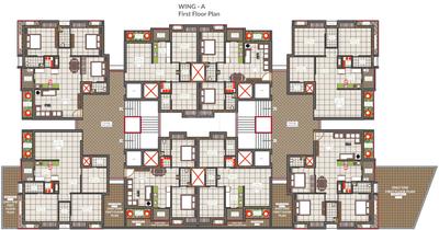 Project Image of 599.66 - 1115.0 Sq.ft 2 BHK Apartment for buy in Shivam Developers Siddhi Heritage