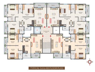 Project Image of 652.08 - 844.97 Sq.ft 2 BHK Apartment for buy in Riddhi Ventura
