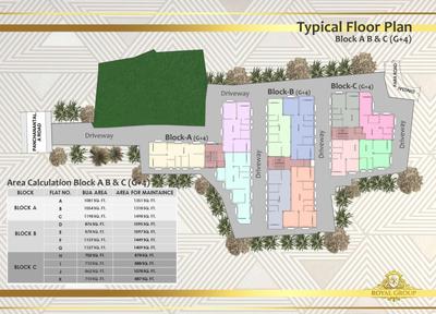Project Image of 878.0 - 1498.0 Sq.ft 2 BHK Apartment for buy in Royal Estates