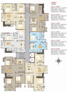 Project Image of 825.0 - 1620.0 Sq.ft 1 BHK Apartment for buy in Kavita Signature Tower