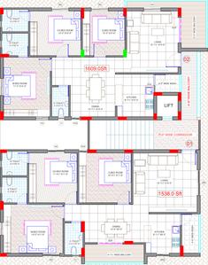 Project Image of 1537.95 - 1608.99 Sq.ft 3 BHK Apartment for buy in Ideal Block A Blooms