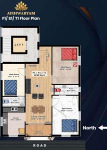 Project Image of 0.0 - 1230.0 Sq.ft 3 BHK Apartment for buy in JD Aishwaryam