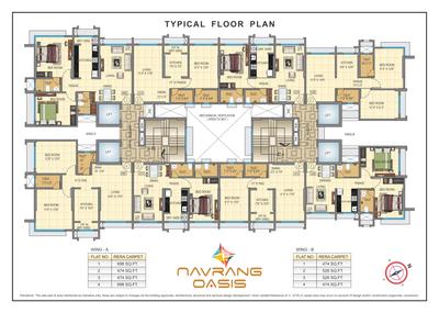 Project Image of 474.0 - 698.0 Sq.ft 1 BHK Apartment for buy in Oxford Navrang Oasis