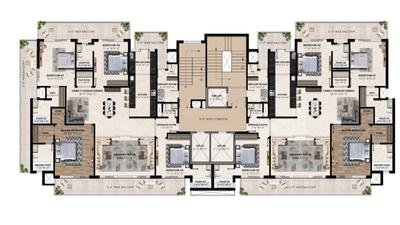 Project Image of 1708.0 - 3663.0 Sq.ft 3 BHK Apartment for buy in Horizon Belmond