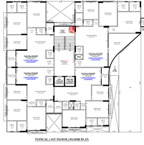 Project Image of 1071.87 - 1338.06 Sq.ft 3 BHK Apartment for buy in A T Eiffel Tower