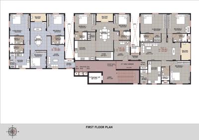 Project Image of 1263.0 - 2988.0 Sq.ft 3 BHK Apartment for buy in Ramaniyam Purna Krishna