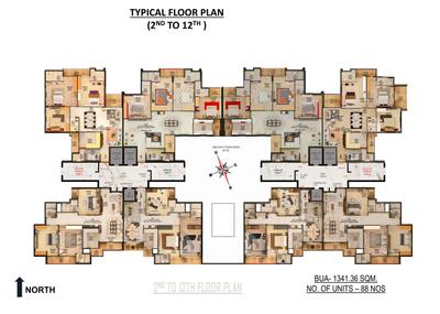 Project Image of 1500 Sq.ft 3 BHK Apartment / Flat for sale in Kharabela Nagar for Rs. 23500000