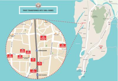Project Image of 441.86 - 1089.63 Sq.ft 1 BHK Apartment for buy in Asmi Shimmers
