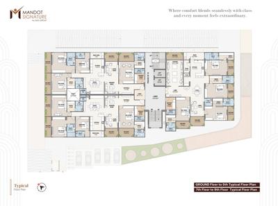 Project Image of 2128.67 - 2540.28 Sq.ft 4 BHK Apartment for buy in Mandot Signature