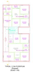 Project Image of 1419.98 - 1579.93 Sq.ft 3 BHK Apartment for buy in Pranathi Yuktha