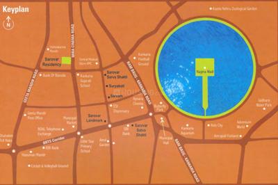 Sarovar Platinum Location Plan 1