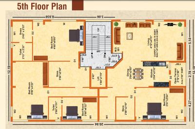 Project Image of 1112.77 - 2225.55 Sq.ft 3 BHK Apartment for buy in Nisarv Shreemad Palace