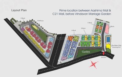 Project Image of 970.0 - 1560.0 Sq.ft 2 BHK Apartment for buy in Agrawal Sagar Eden Garden Phase II