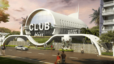 Project Image of 0.0 - 322.49 Sq.ft 1 BHK Apartment for buy in Tharwani Vedant Millenia Blue Moon Phase IV