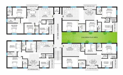 Project Image of 1795.0 - 1915.0 Sq.ft 3 BHK Apartment for buy in Anuhar Woods