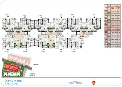 Project Image of 860.0 - 1090.0 Sq.ft 2 BHK Apartment for buy in Ajmera Iris