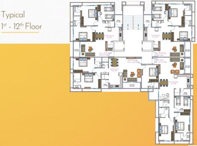Project Image of 911.17 - 1089.85 Sq.ft 3 BHK Apartment for buy in Ark Solitaire Arise