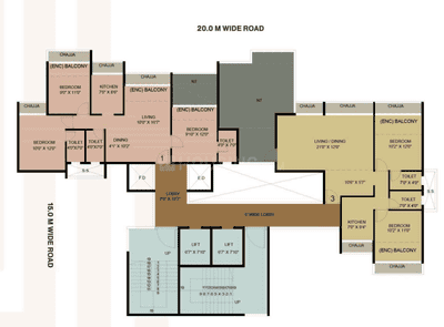Project Image of 0.0 - 517.53 Sq.ft 2 BHK Apartment for buy in Satyam Imperia