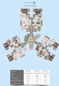 Project Image of 653.0 - 1138.0 Sq.ft 2 BHK Apartment for buy in Pegasus Megapolis Mystic Phase 2