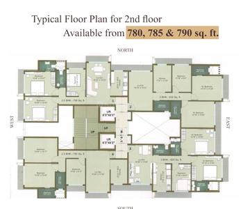 Project Image of 780.0 - 855.0 Sq.ft 3 BHK Apartment for buy in Atharva Laxmi Narayan Mansion