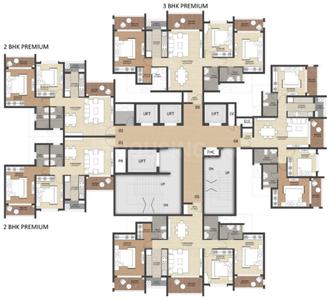 Project Image of 1460 Sq.ft 3 BHK Apartment / Flat for sale in Chinchwad for Rs. 13912122