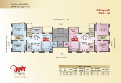 Project Image of 936.0 - 3310.0 Sq.ft 2 BHK Apartment for buy in Sanjeevani Ashtagandh III