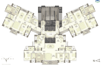 Project Image of 2056.0 - 2892.0 Sq.ft 3 BHK Apartment for buy in K Raheja Vivarea Building No 3 Tower E