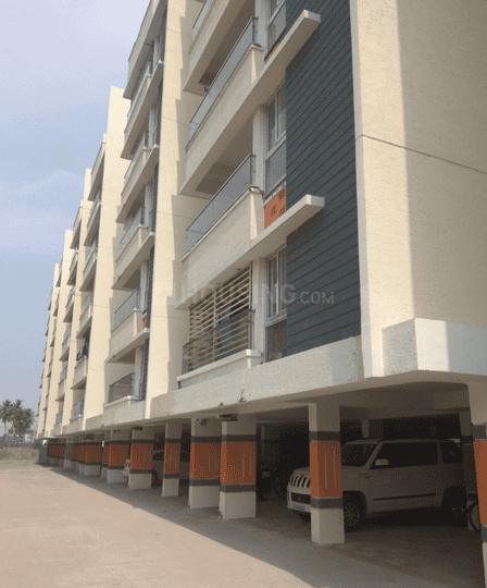 JK Poojithas Waterfront Elevation 1