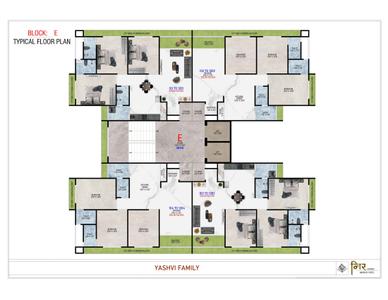 Project Image of 668.44 - 861.01 Sq.ft 2 BHK Apartment for buy in Yashvi Family