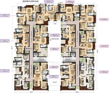 Project Image of 849.0 - 1250.0 Sq.ft 2 BHK Apartment for buy in Kalpataru Royale