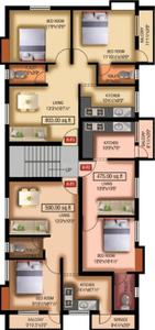 Project Image of 469.0 - 908.0 Sq.ft 1 BHK Apartment for buy in VGK Sumangali