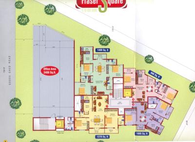 Project Image of 990.0 - 1400.0 Sq.ft 2 BHK Apartment for buy in Ramani Fraser Square